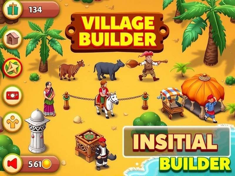 India Village Builder Game Screenshot